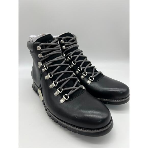 Cole Haan Zerogrand Causal Waterproof Leather Boots C35594 Men's 10M - Picture 13 of 16